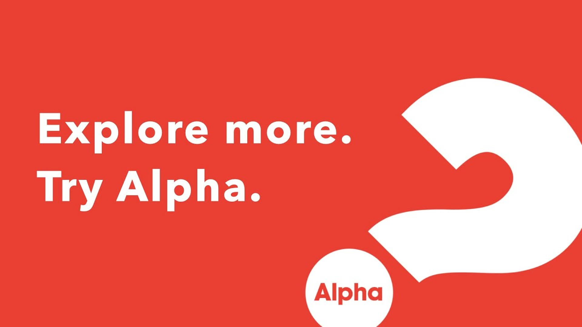 Try Alpha